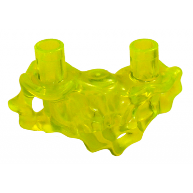 trans-neon green shoulders extension slime with 2 head studs