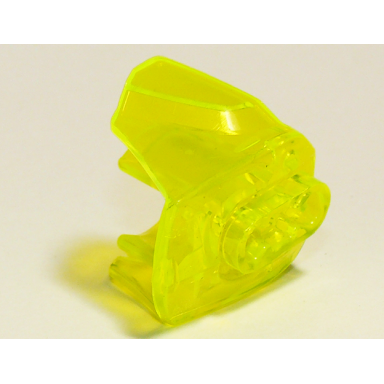 trans-neon green hero factory armor with ball joint socket - size 3