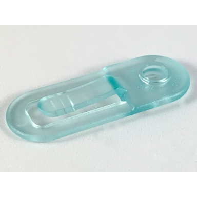trans-aqua clikits tool paper clip with hole