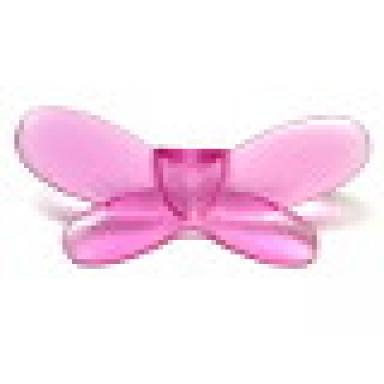 trans-dark pink minifigure wings fairy