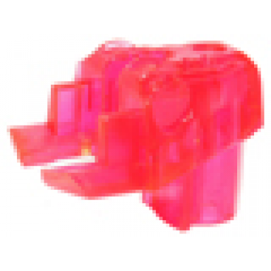 trans-dark pink bionicle head connector block eye brain stalk