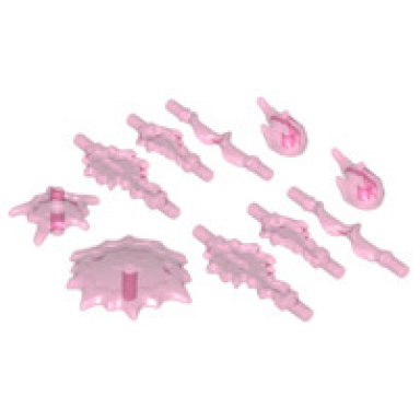 trans-dark pink power bursts 10 in bag multipack