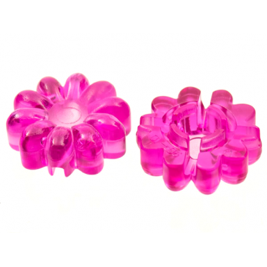 clikits icon flower 10 petals 2 x 2 large with hole