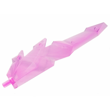 trans-dark pink large figure weapon blade crystal shard with axle