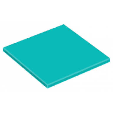 dark turquoise tile 6 x 6 with bottom tubes