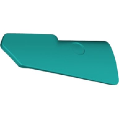dark turquoise technic panel fairing 22 very small smooth side a