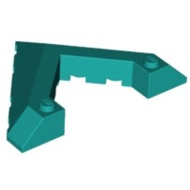 wedge 6 x 8 pointed cutout