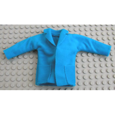 dark turquoise scala clothes male jacket with two bottom pockets