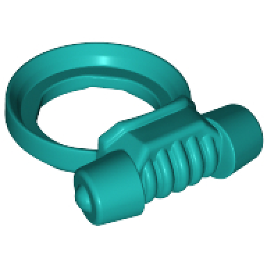 dark turquoise minifigure breathing apparatus scuba regulator