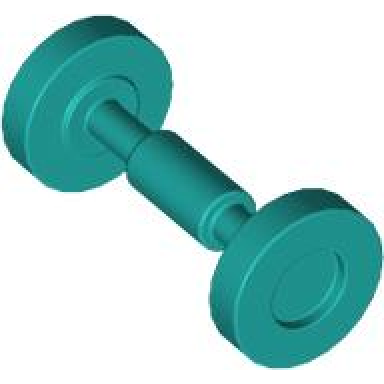 dark turquoise wheel skateboard trolley