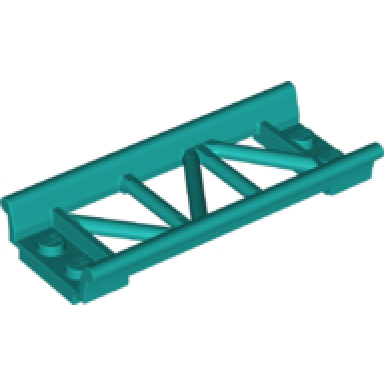 dark turquoise train track roller coaster straight 8l