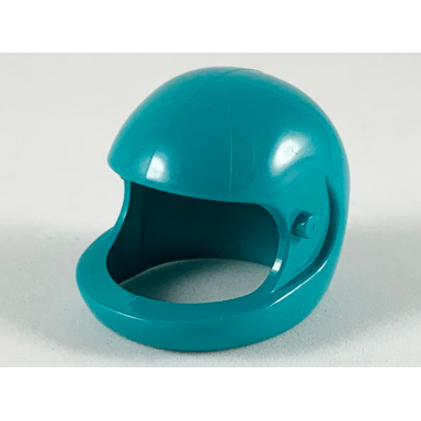 dark turquoise technic figure accessory helmet