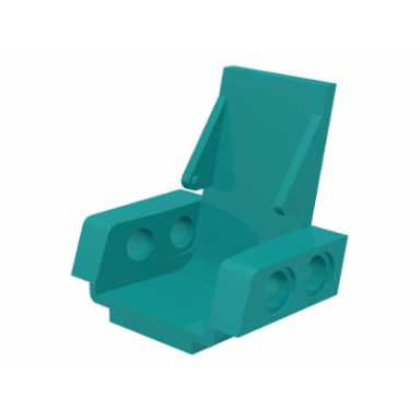 dark turquoise technic seat 3 x 2 base