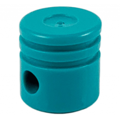 dark turquoise technic engine piston round