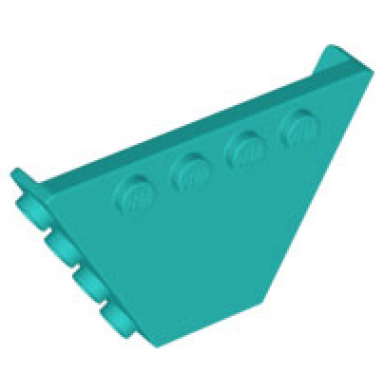 dark turquoise vehicle tipper end flat without pins