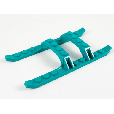 dark turquoise helicopter sled rails 12 x 6