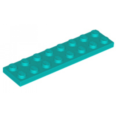dark turquoise plate 2 x 8