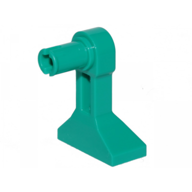 dark turquoise leg mechanical droid with technic pin