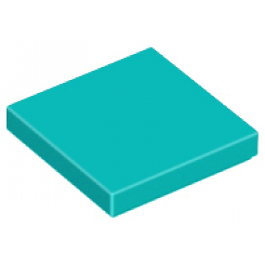 dark turquoise tile 2 x 2