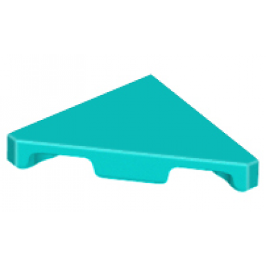 dark turquoise tile modified 2 x 2 triangular