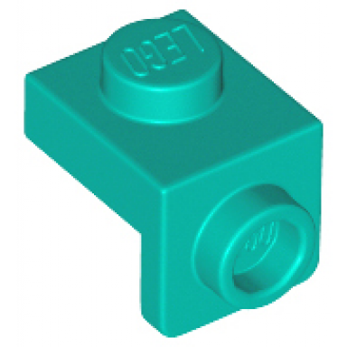dark turquoise bracket 1 x 1 - 1 x 1