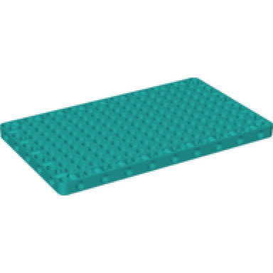 dark turquoise technic panel plate 11 x 19 x 1
