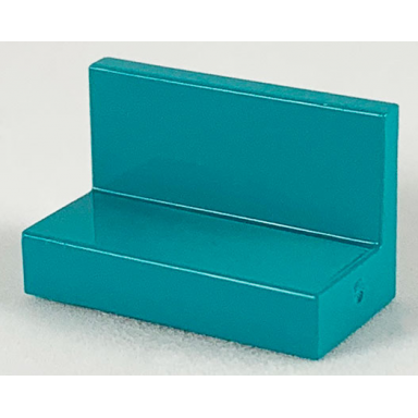 dark turquoise panel 1 x 2 x 1