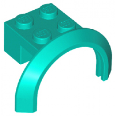 dark turquoise vehicle mudguard 4 x 2 1 2 x 1 2 3 with arch round