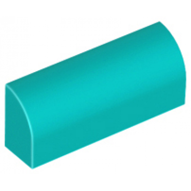 dark turquoise slope curved 1 x 4 x 1 1 3