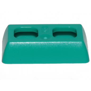 dark turquoise minifigure skirt plastic straight short