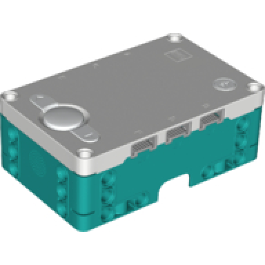 dark turquoise electric hub - mindstorms