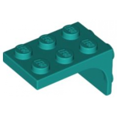 dark turquoise bracket 3 x 2 - 2 x 2
