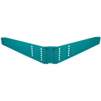 wing plate 12 x 42 x 1 with 4 pin holes
