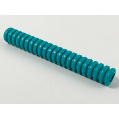 dark turquoise hose ribbed 7mm d 7l 5.6cm