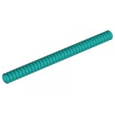 dark turquoise hose ribbed 7mm d 12l 9.6cm