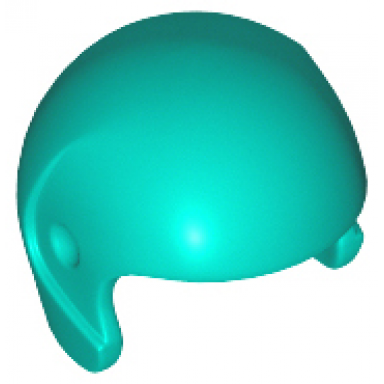 dark turquoise minifigure headgear helmet sports flight
