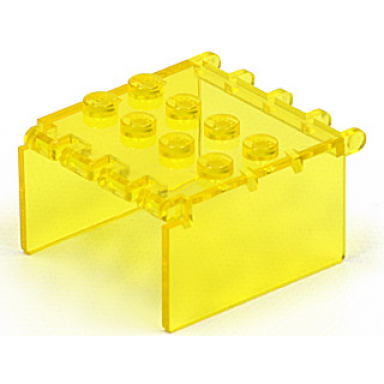 trans-yellow windscreen 4 x 4 x 2 canopy extender with hinges