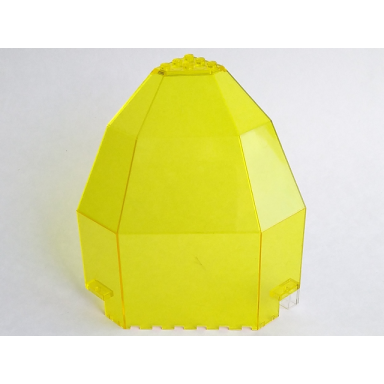 trans-yellow panel 10 x 10 x 12 quarter dome