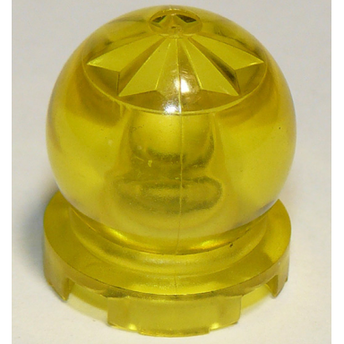 trans-yellow minifigure utensil crystal ball globe 2 x 2 x 2