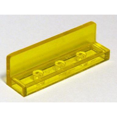 trans-yellow panel 1 x 4 x 1