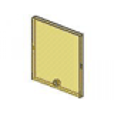 trans-yellow glass for window 1 x 6 x 5