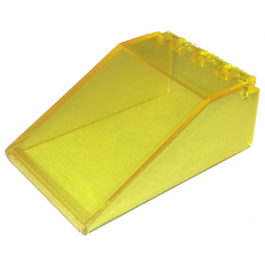 trans-yellow windscreen 6 x 4 x 2 canopy