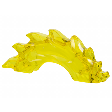 trans-yellow power burst curved with dragon head and spines
