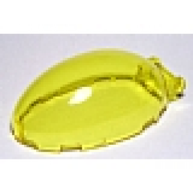trans-yellow windscreen 6 x 4 x 2 bubble canopy with bar handle