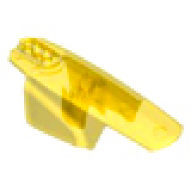 trans-yellow hero factory armor with ball joint socket - size 8