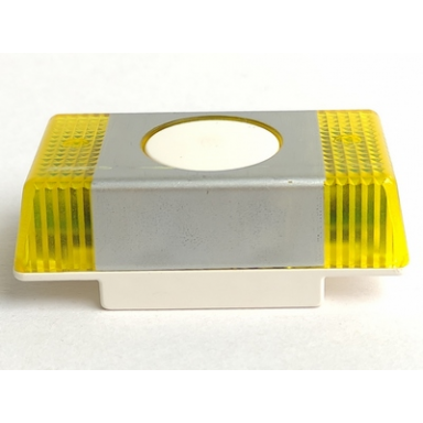 trans-yellow duplo siren with light and sound 2 x 2 white base