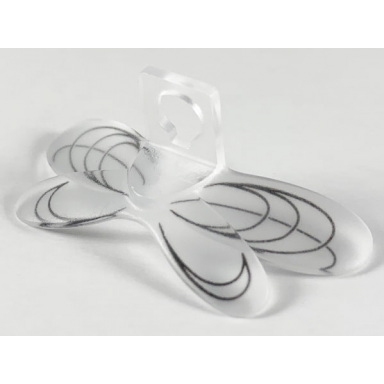 minifigure wings fairy with black oval lines pattern