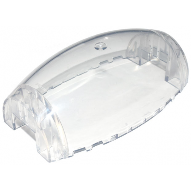 trans-clear windscreen 10 x 6 x 3 bubble canopy double tapered with square front cutout