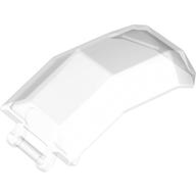 trans-clear windscreen 4 x 4 x 4 2 3 with bar handle