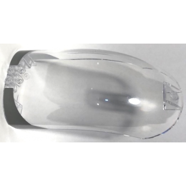 windscreen 16 x 8 x 6 curved with 3 pin holes with sw slave i light bluish gray curved corners pattern stickers - set 75060